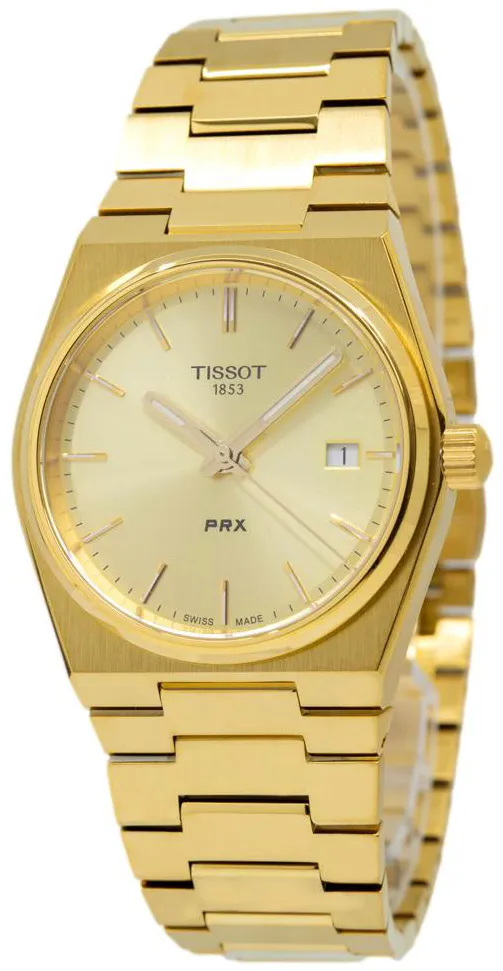 Tissot PRX T137.210.33.021.00 35mm Stainless steel Champagne 1