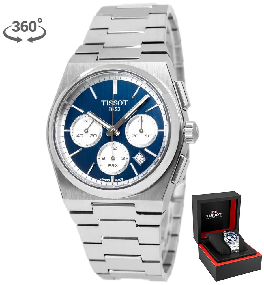 Tissot PRX T137.427.11.041.00 Stainless steel Blue