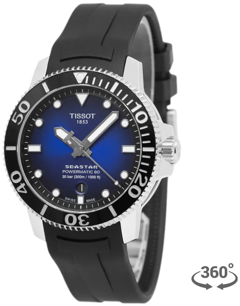 Tissot Seastar 1000 T120.407.17.041.00 43mm Stainless steel Black