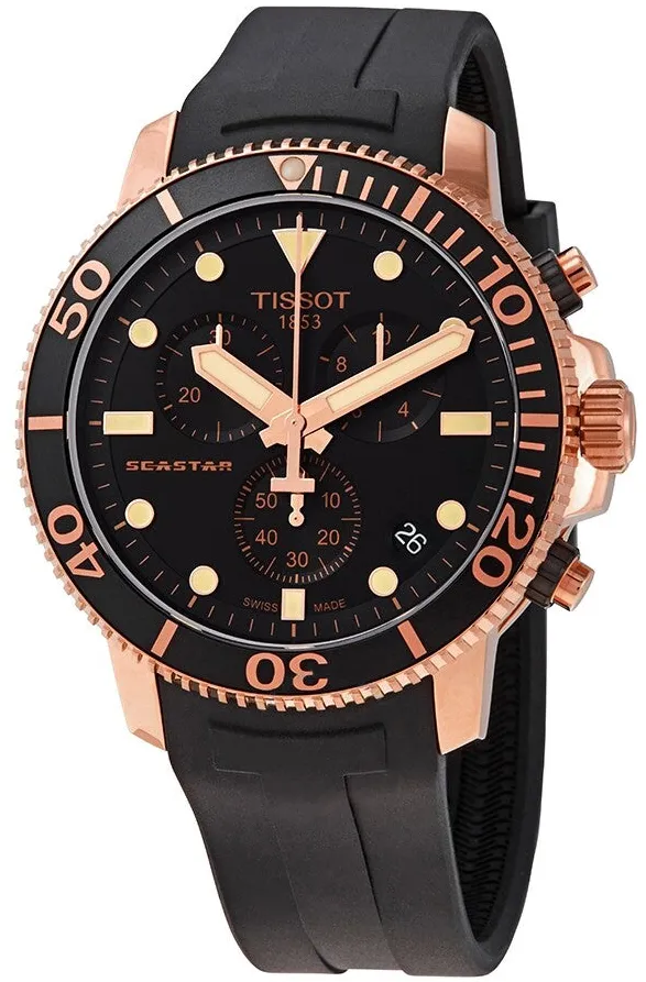 Tissot Seastar 1000 T120.417.37.051.00 45.5mm Stainless steel Black