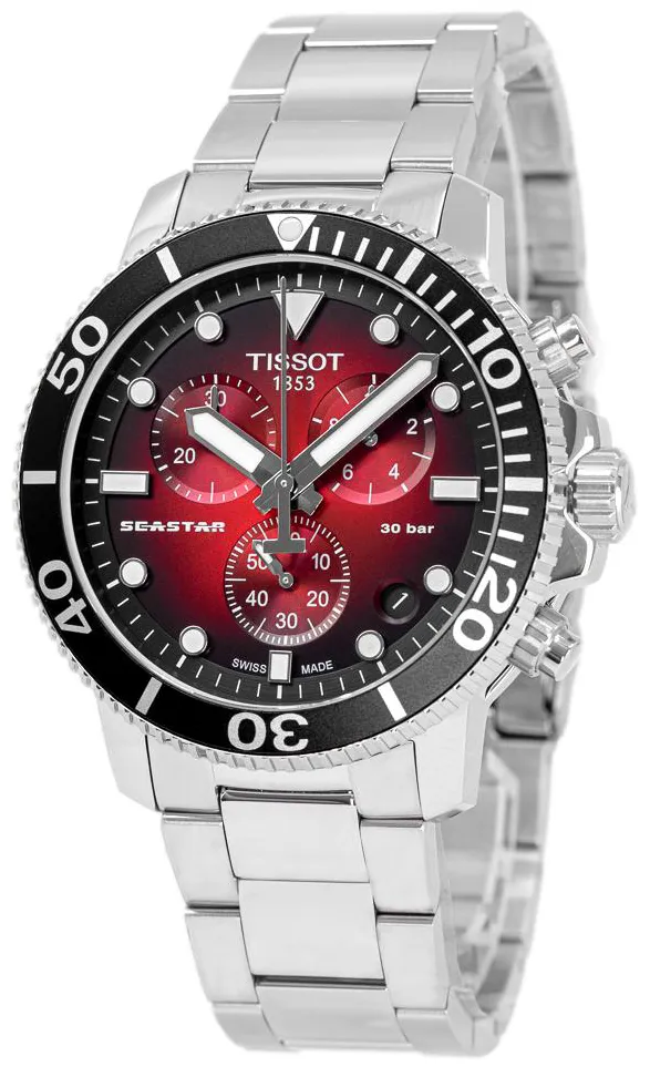 Tissot Seastar 1000 T1204171142100 45.5mm Stainless steel Black