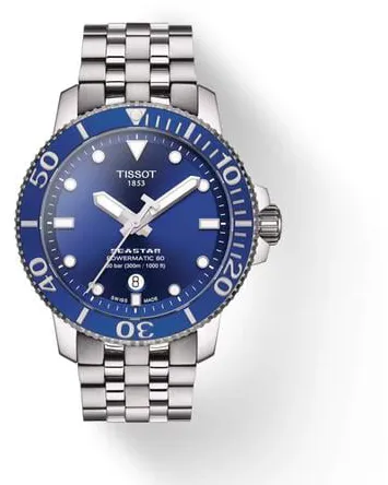 Tissot Seastar 1000 T605042425 43mm Stainless steel Blue