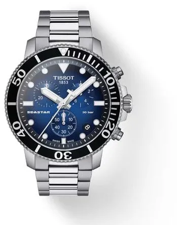 Tissot Seastar 1000 45.5mm Stainless steel Blue