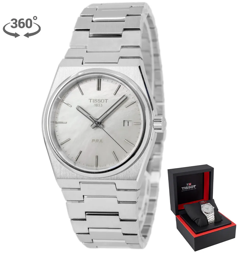 Tissot T-Classic T137.210.11.111.00 35mm Stainless steel White Mother of Pearl