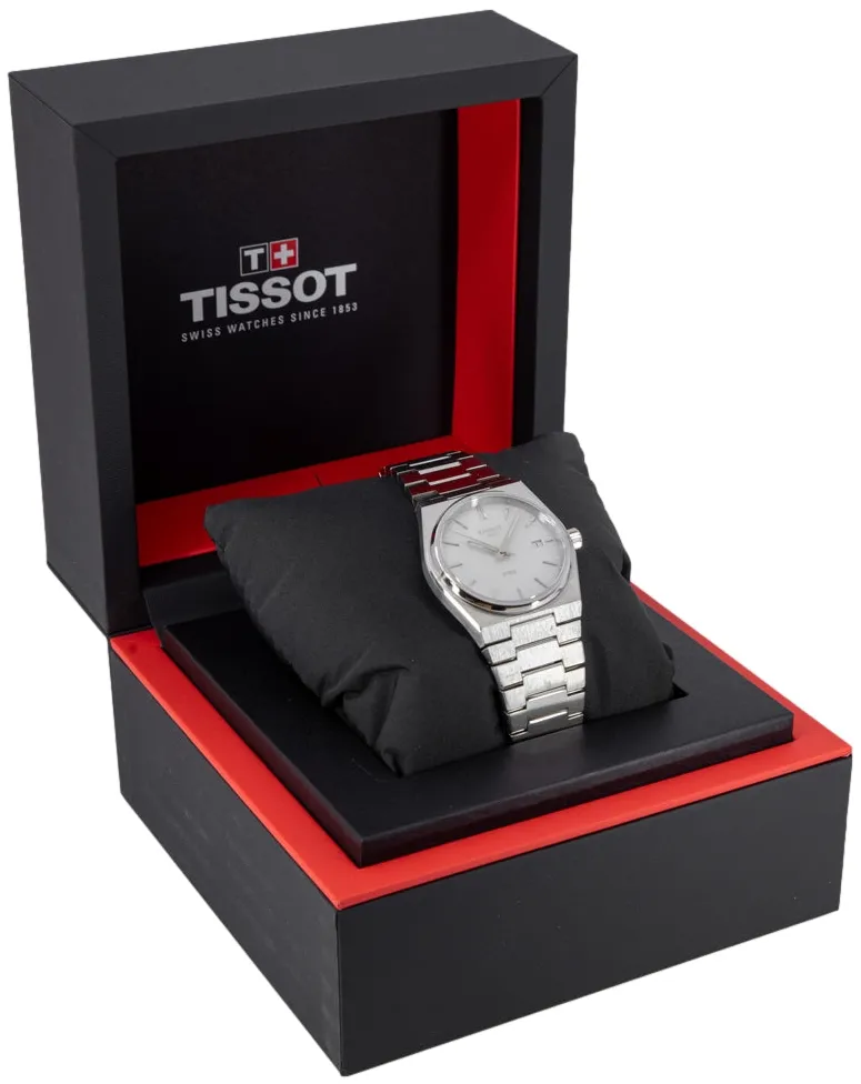 Tissot T-Classic T137.210.11.111.00 35mm Stainless steel White Mother of Pearl 9