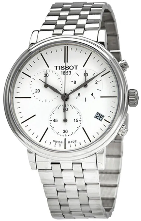 Tissot T-Sport T1224171101100 41mm Stainless steel White