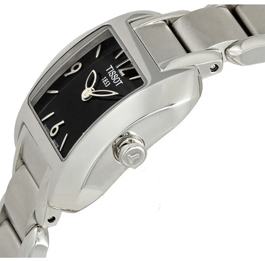 Tissot T-Wave T02.1.285.52 23mm Stainless steel Black 1