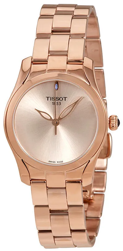 Tissot T-Wave T112.210.33.451.00 30mm Yellow gold and Stainless steel Rose