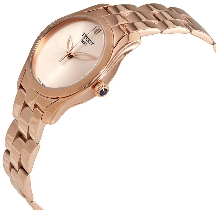 Tissot T-Wave T112.210.33.451.00 30mm Yellow gold and Stainless steel Rose 1