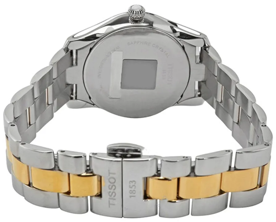 Tissot T-Wave T1122102211300 30mm Yellow gold and Stainless steel White Mother of Pearl 2