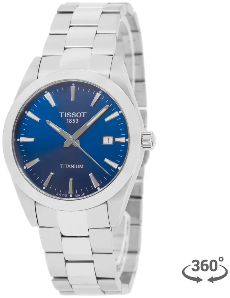 Tissot GENTLEMAN T127.410.44.041.00 40mm Titanium Blue