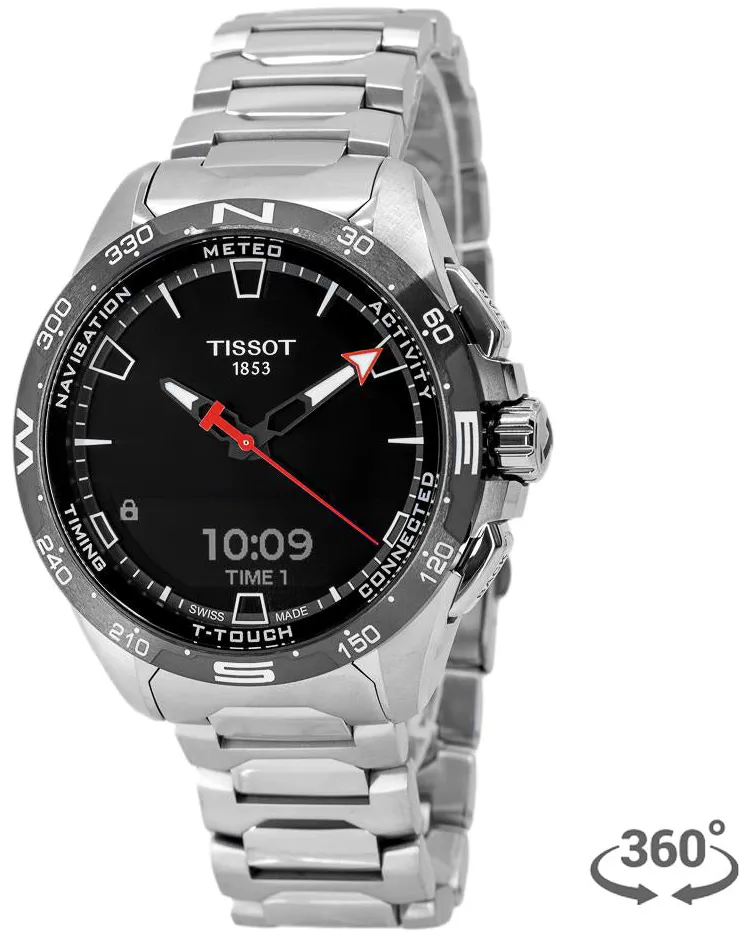 Tissot Touch T121.420.44.051.00 47.5mm Titanium Black