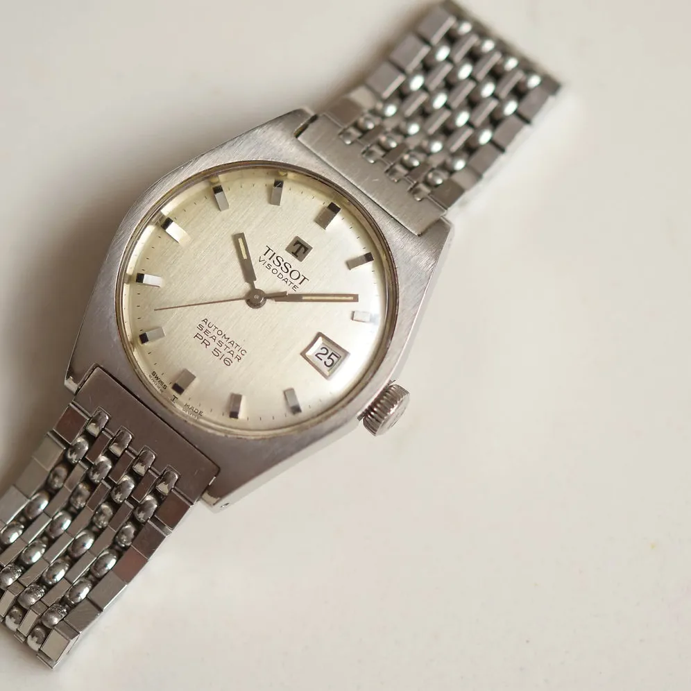 Tissot Visodate PR516 36.5mm Stainless steel 2