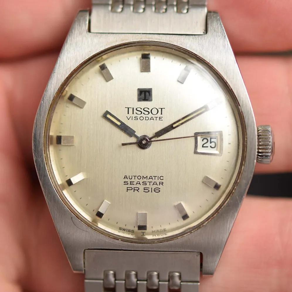 Tissot Visodate PR516 36.5mm Stainless steel 3