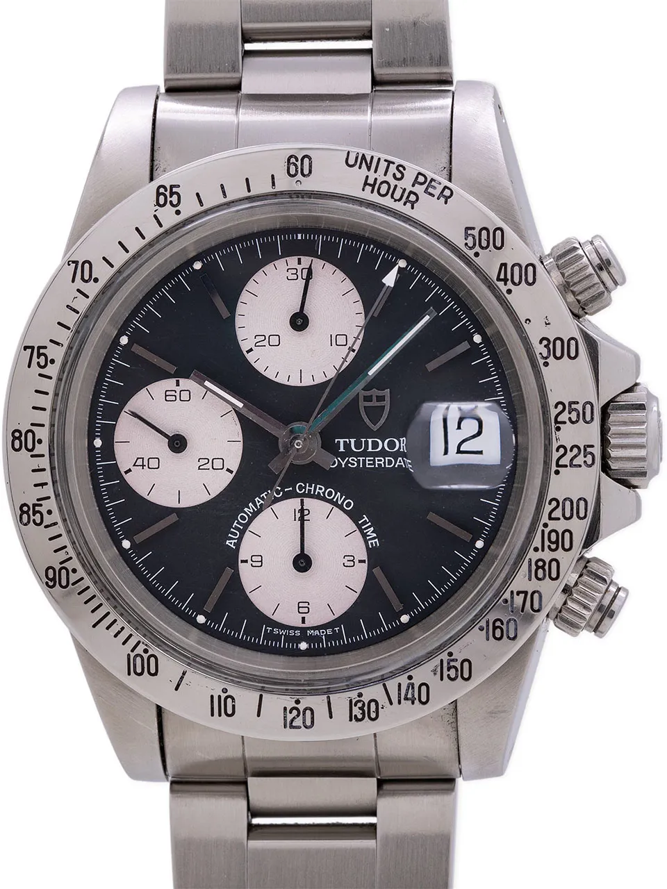 Tudor Big Block 79180 40mm Stainless steel Black