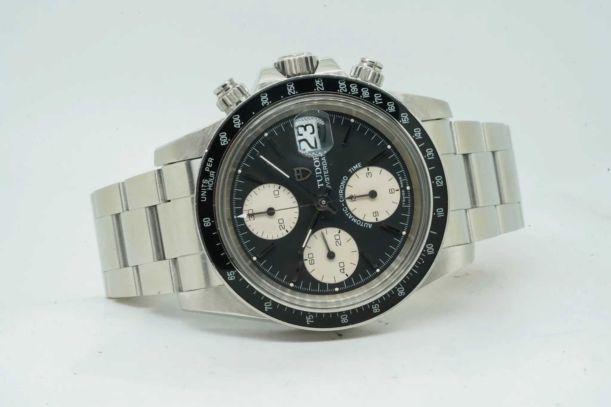 Tudor Oysterdate Big Block 79160 40mm Silver 8