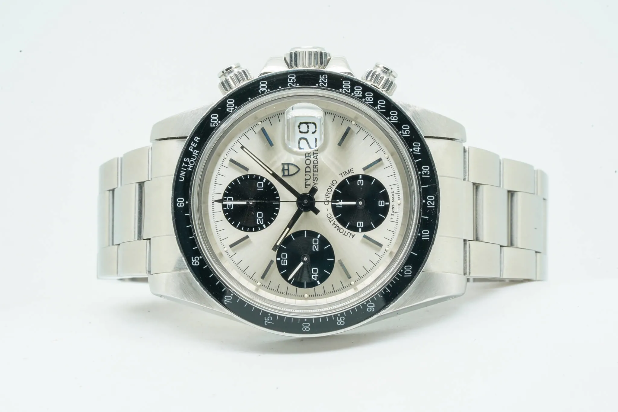 Tudor Oysterdate Big Block 79160 40mm Silver