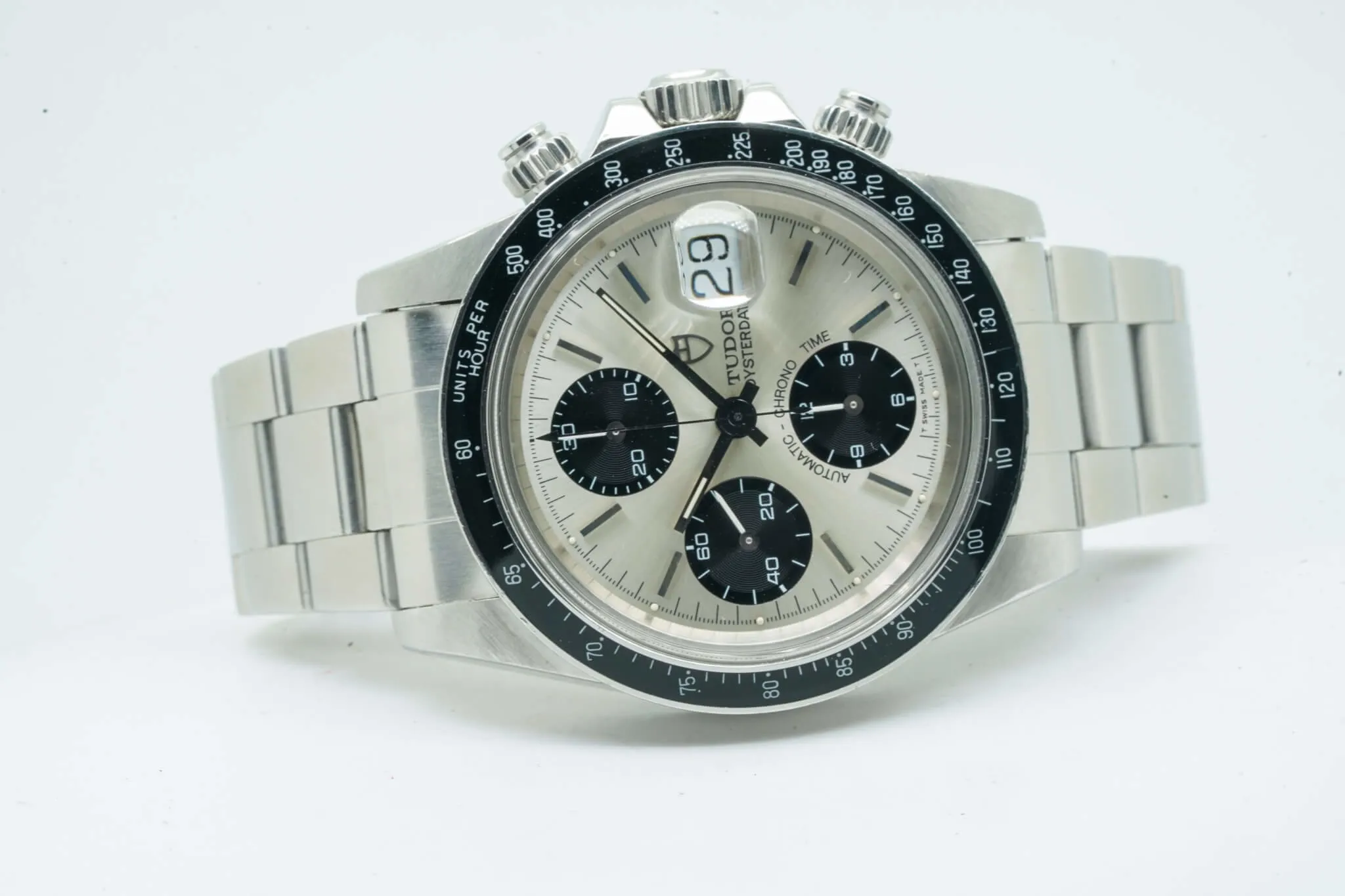 Tudor Oysterdate Big Block 79160 40mm Silver 3