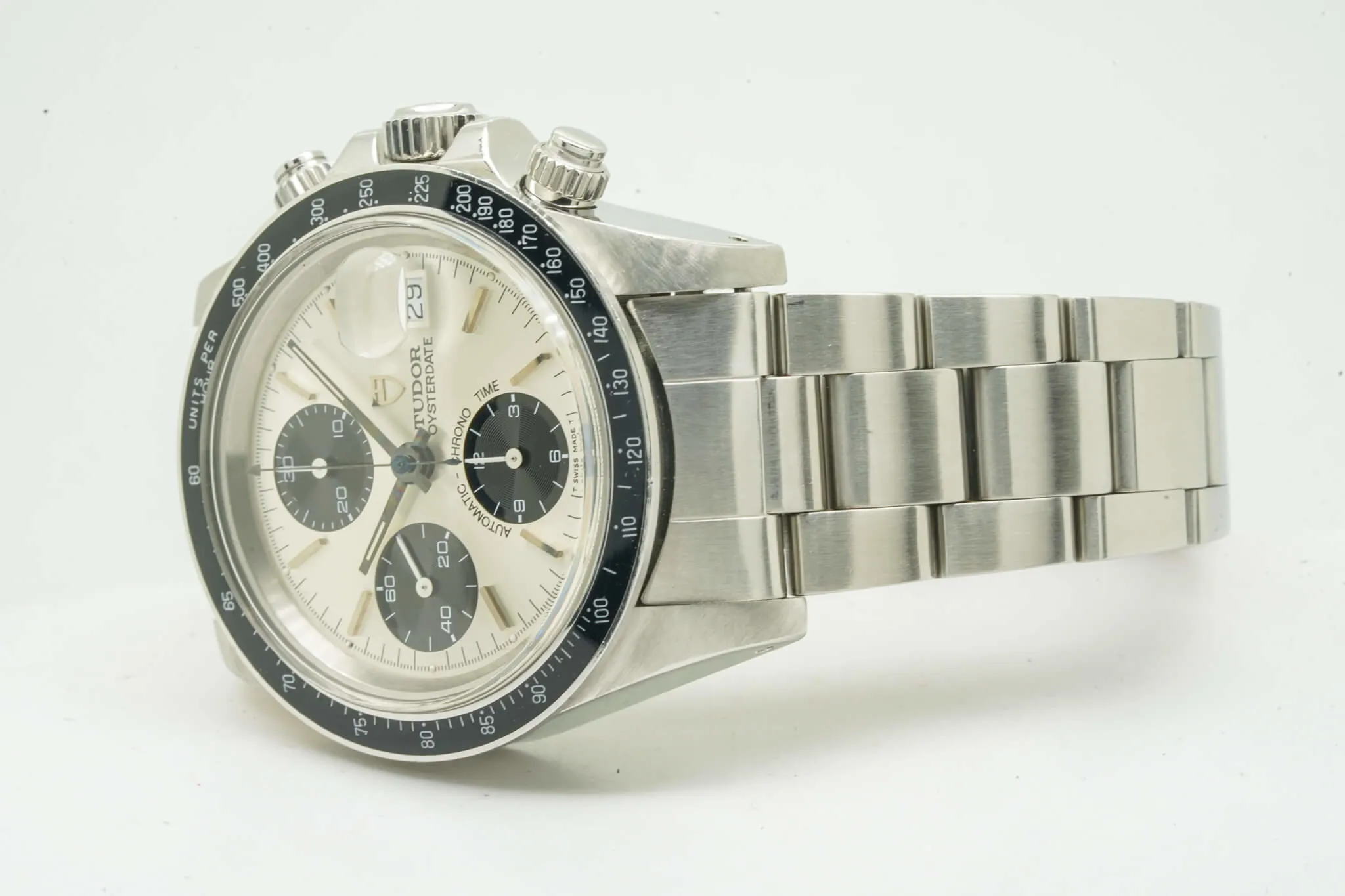 Tudor Oysterdate Big Block 79160 40mm Silver 10