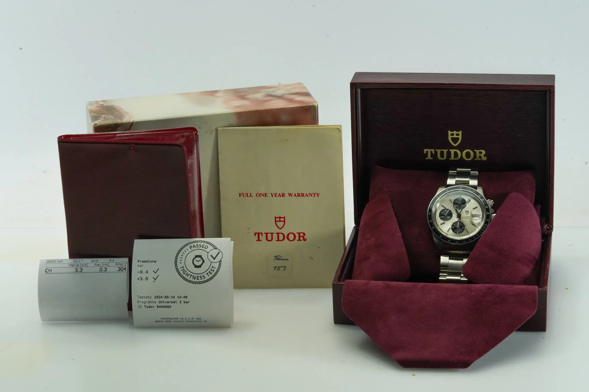 Tudor Oysterdate Big Block 79160 40mm Silver 14