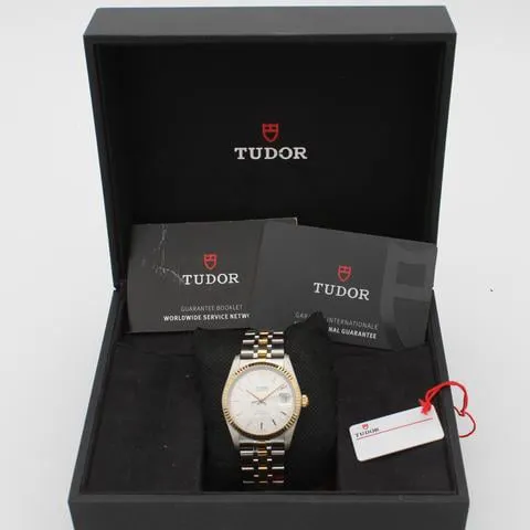 Tudor Prince Date 74033 34mm Yellow gold and Stainless steel Silver 1