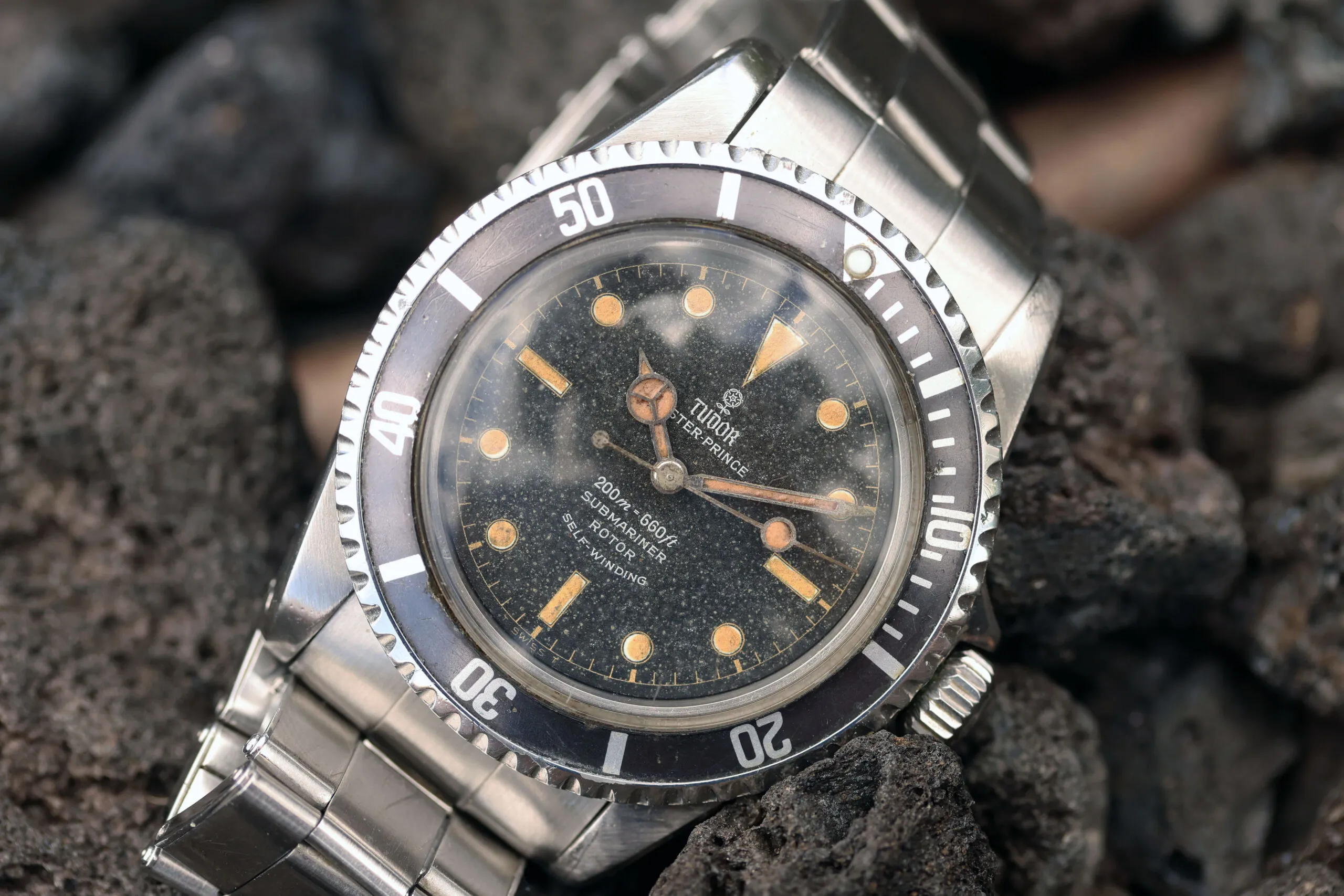 Tudor Submariner 7928 0mm Silver Black