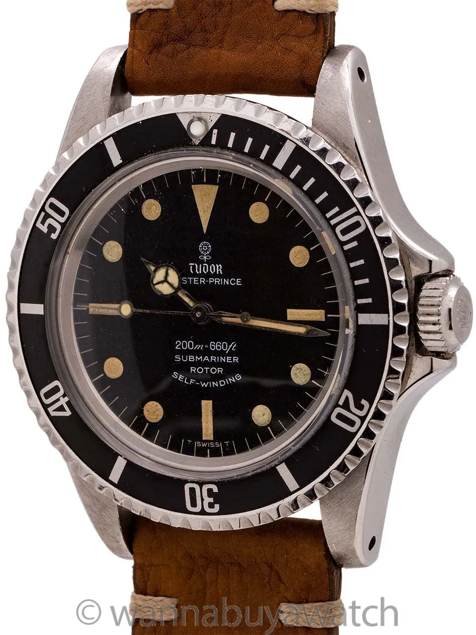 Tudor Submariner 7928 39mm Stainless steel Black 1