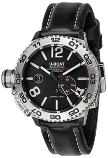 U-Boat Dual Time 9099 Stainless steel