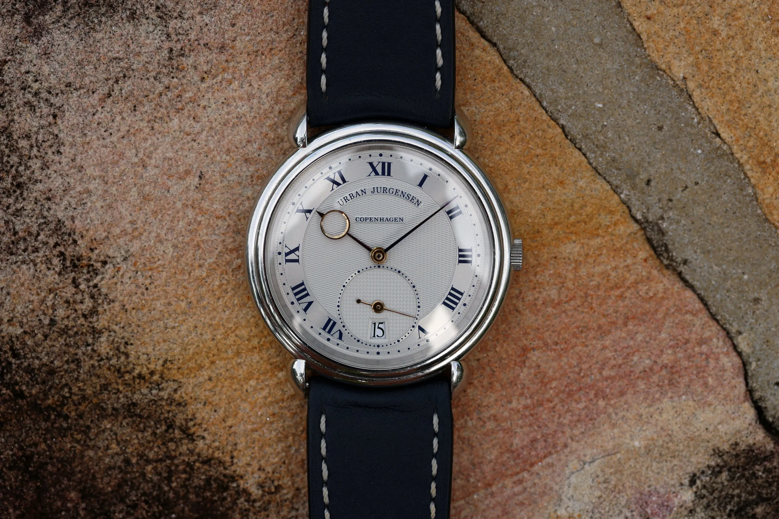 Urban Jürgensen 8 37mm Platinum Guilloché