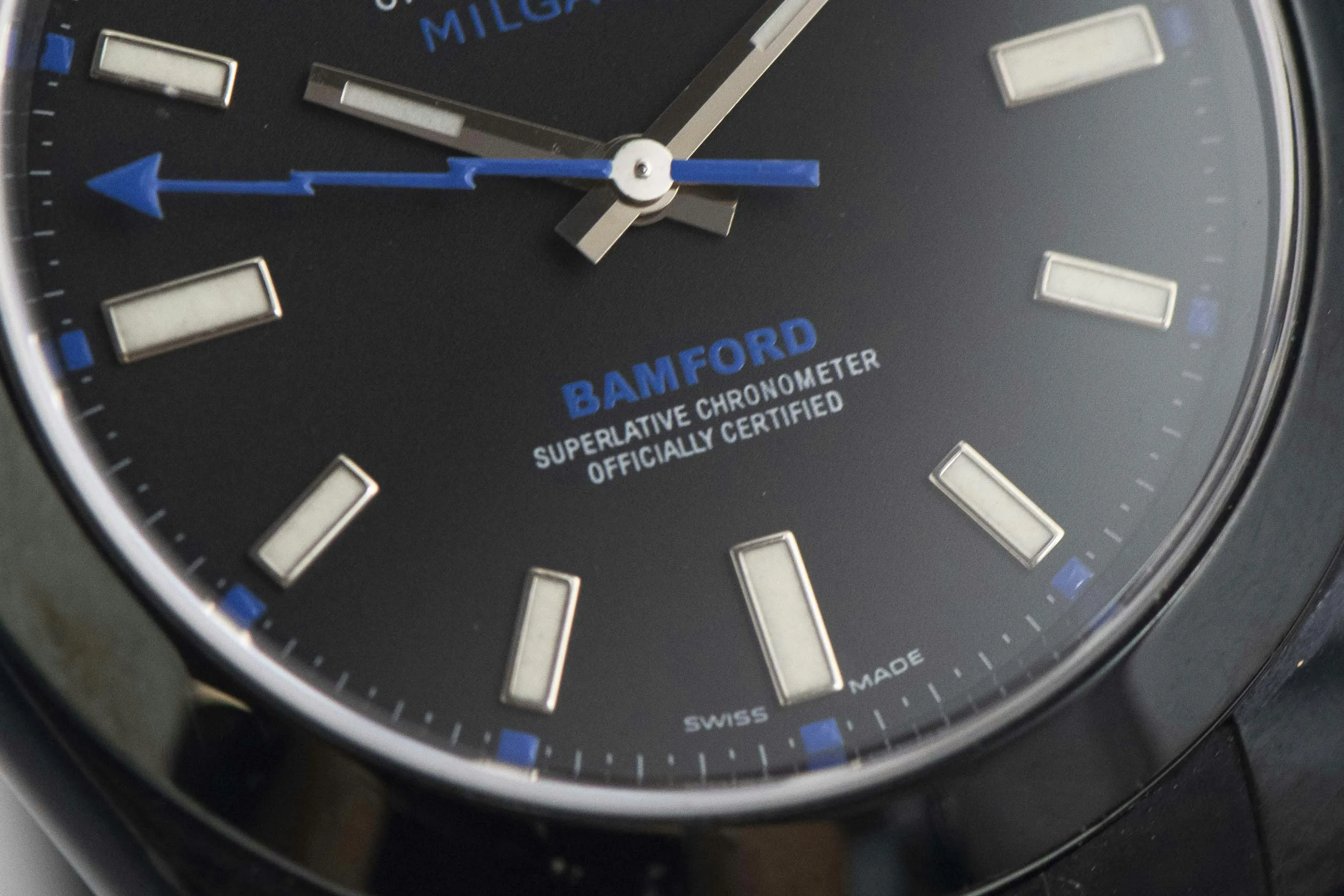 Bamford Milgauss 116400 40mm Stainless steel and PVD Black 4