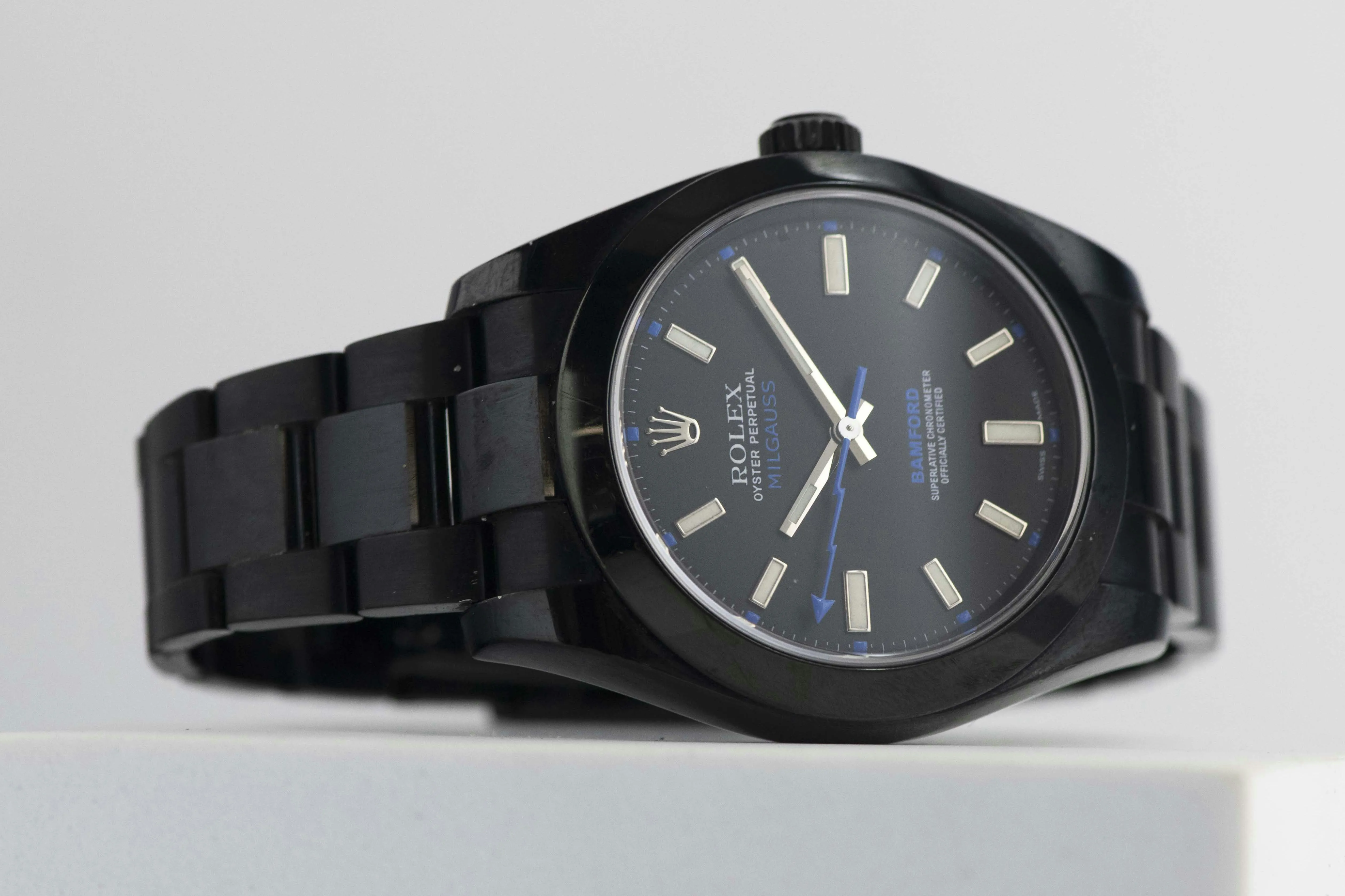 Bamford Milgauss 116400 40mm Stainless steel and PVD Black 13