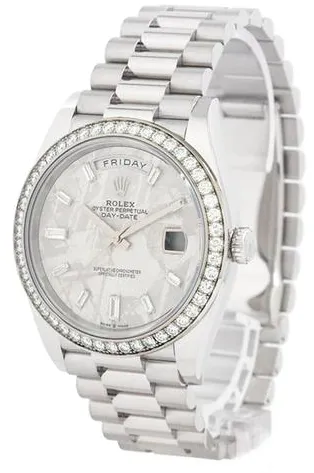 Rolex Day-Date 40 228349RBR 40mm White gold White 3