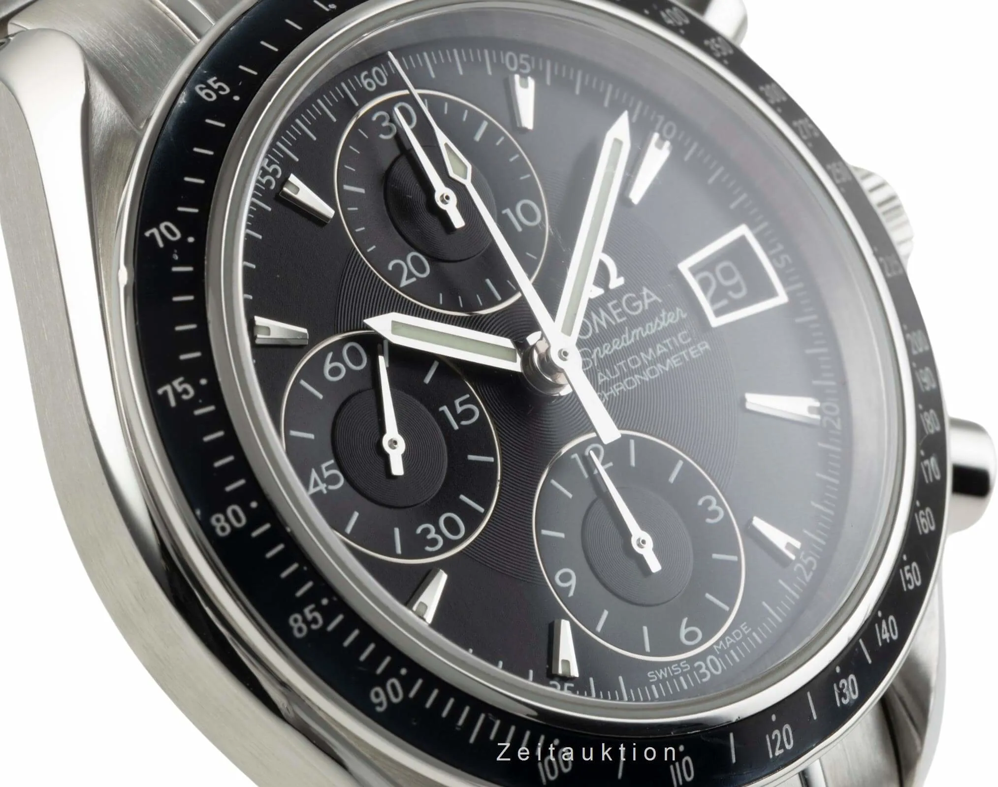 Omega Speedmaster Date 32105000 40mm Stainless steel Black 9