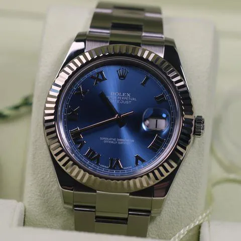 Rolex Datejust II 116334 41mm Stainless steel Blue 2