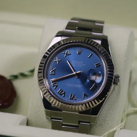 Rolex Datejust II 116334 41mm Stainless steel Blue 3