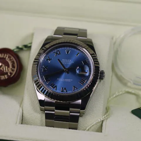 Rolex Datejust II 116334 41mm Stainless steel Blue 4