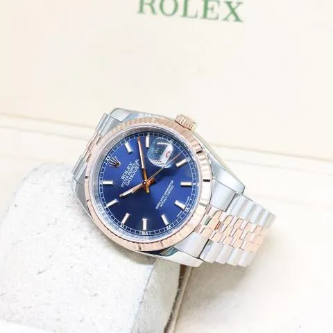 Rolex Datejust 36 116231 36mm Yellow gold and Stainless steel Blue