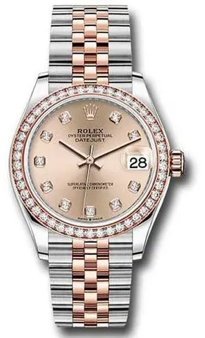 Rolex Datejust 31 278381RBR 31mm Yellow gold and Stainless steel Rose