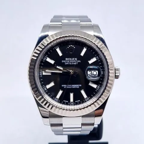 Rolex Datejust II 116334 41mm Stainless steel Black