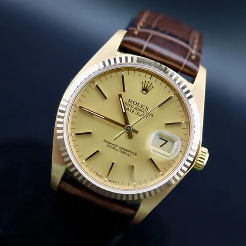 Rolex Datejust 36 16018 36mm Yellow gold Champagne 1