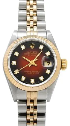 Rolex Datejust 69173G 26mm Stainless steel Red