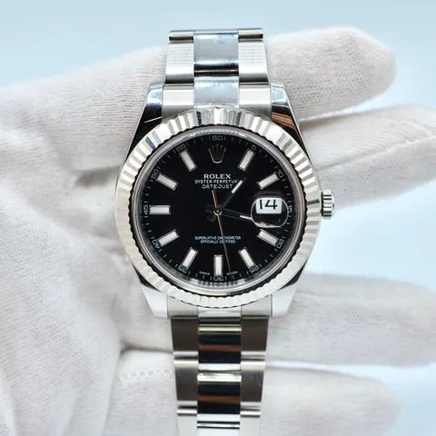 Rolex Datejust II 116334 41mm Stainless steel Black