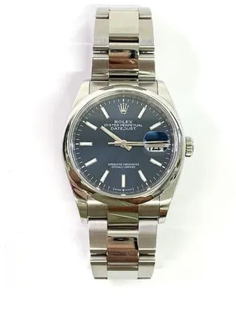 Rolex Datejust 36 126200 36mm Stainless steel Blue 2