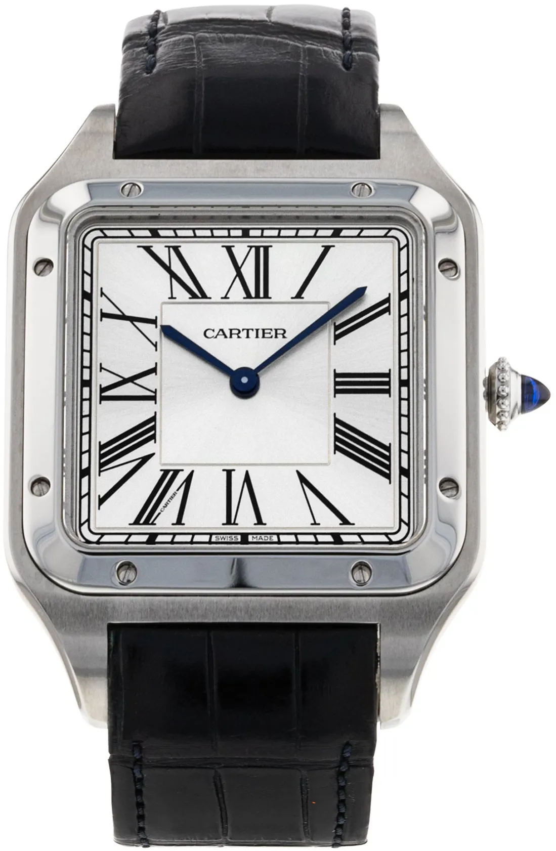 Cartier Santos Dumont WSSA0032 34mm Stainless steel Silver Roman Numeral