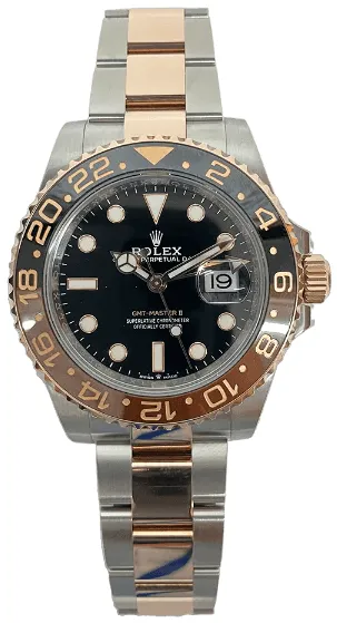 Rolex GMT-Master II 126711CHNR-0002 40mm Oystersteel and Everose gold Black