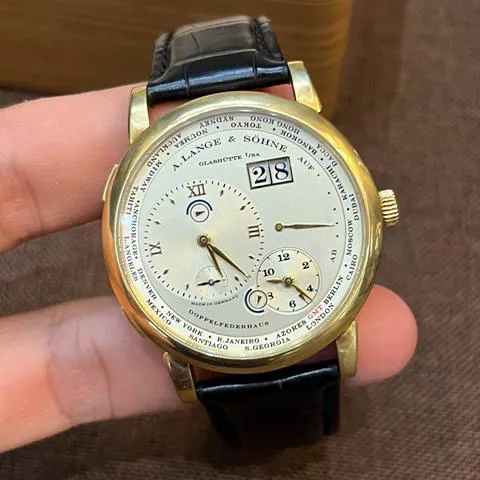 A. Lange & Söhne Lange 1 116.021 42mm Yellow gold Silver 2