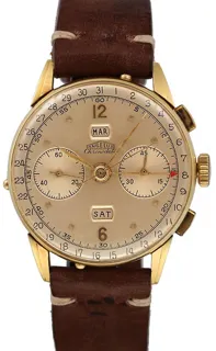 Angelus Chronodato 18k yellow gold