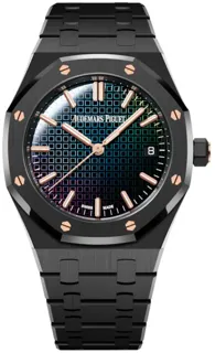 Audemars Piguet Royal Oak 77350CE.OO.1266CE.02.A Black ceramic Pink