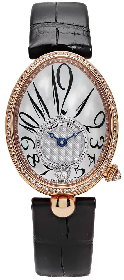 Breguet Reine de Naples 8918BR58964D00D3L 28.45mm Rose gold White