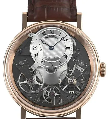 Breguet Tradition 7097BR/G1/9WU 40mm Rose gold Silver